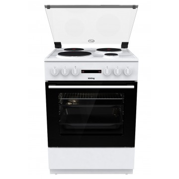 Korting KE6A60WM Κουζίνα Ηλεκτρική 71lt με Εμαγιέ Εστίες 60cm 034065101 Korting KE6A60WM Κουζίνα Ηλεκτρική 71lt με Εμαγιέ Εστίες 60cm 034065101